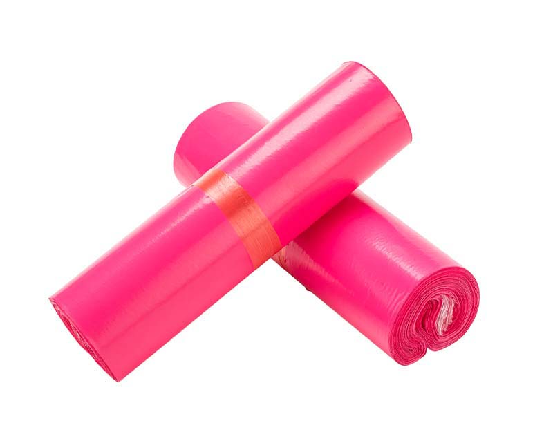 城步玫红色快递袋-02